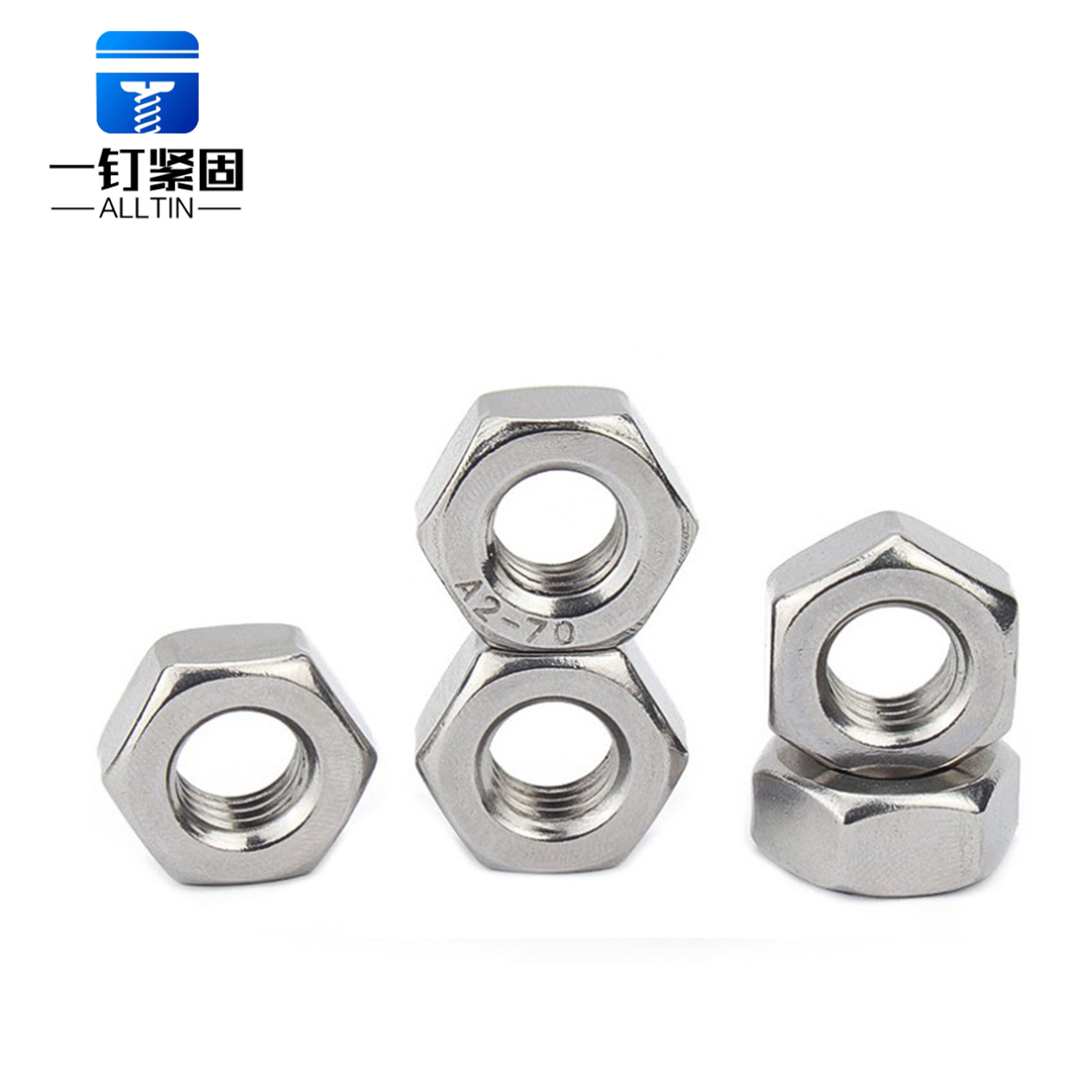 镀锌美式六角螺母